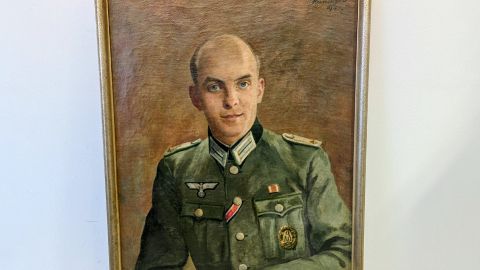 Porträt eines Oberleutnants der Wehrmacht